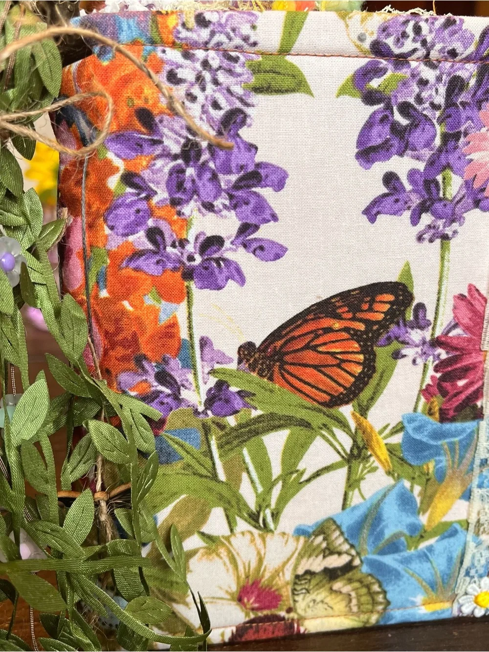 Butterfly Junk Journal Faith Floral Nature Flowers Softcover Decorated 3 Sig - Picture 5 of 16